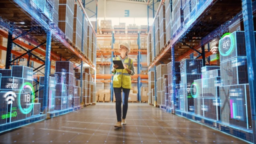 Centro logístico con IA