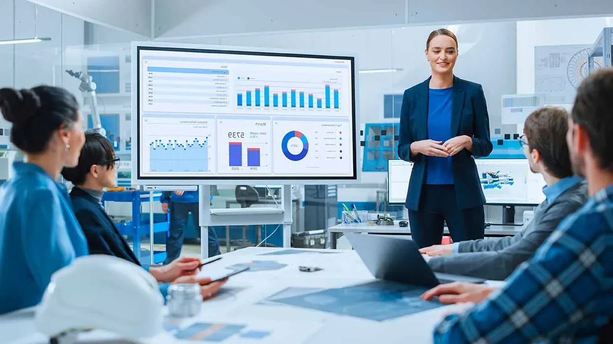 Equipo de ventas con analítica avanzada